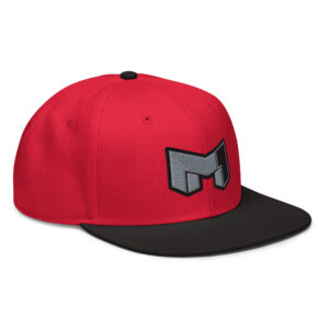 Red M Snapback Hat