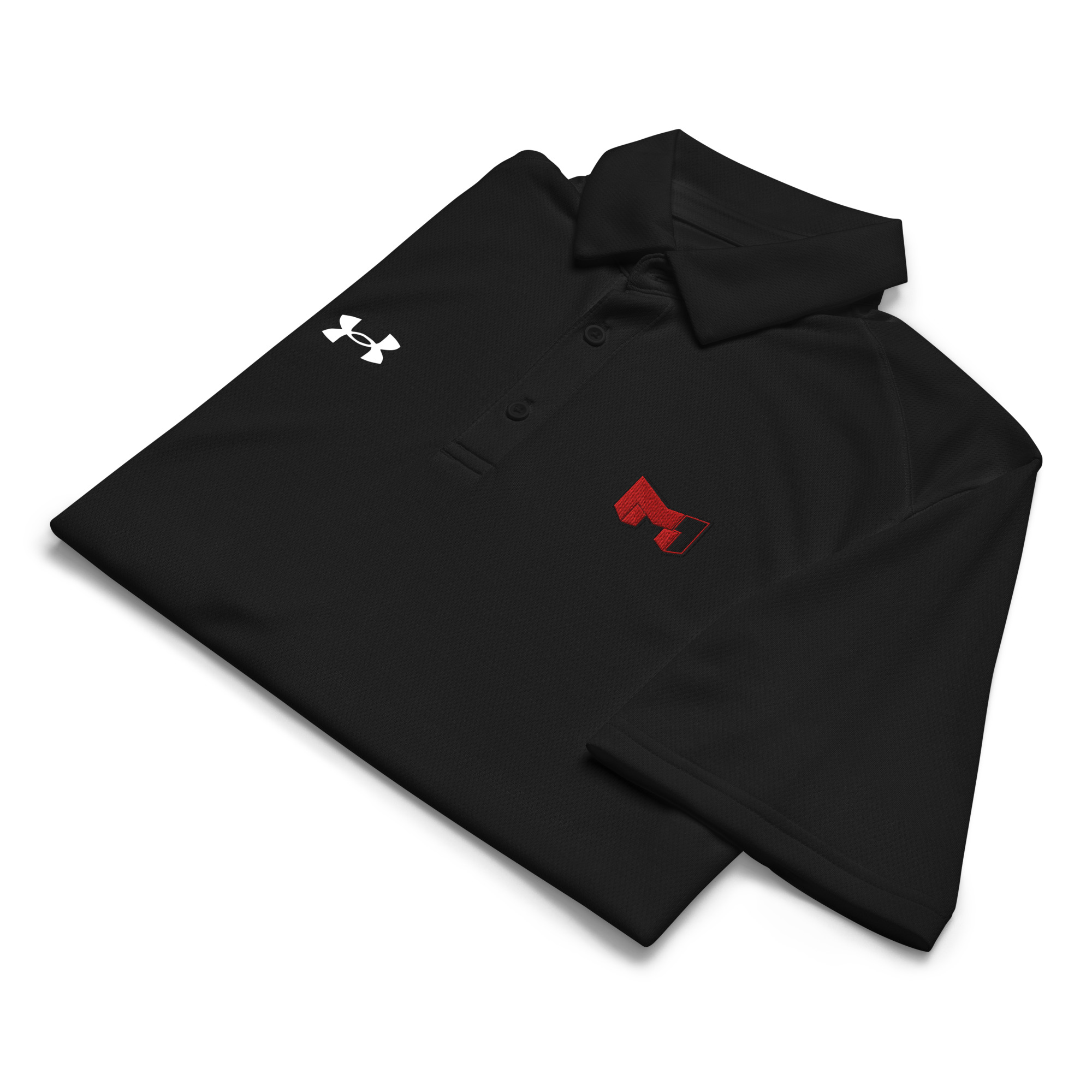 The "M" Under Armour® men's polo