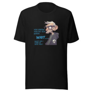 Funny Old Man Graphic T-shirt
